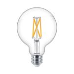 Philips MASTER Value LED Globe E27 93mm Filament Helder 5.9W 806lm - 922-927 Zeer Warm Wit | Beste Kleurweergave - Dimbaar - Vervangt 60W