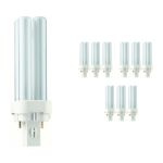 Voordeelpak 10x Philips PL-C 10W 827 2P (MASTER) | Zeer Warm Wit - 2-Pin