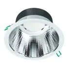 Philips LED Downlight Coreline DN142B Aluminium Wit 11W 1200lm 60D - 830 Warm Wit | Zaagmaat 155mm - IP54 - UGR